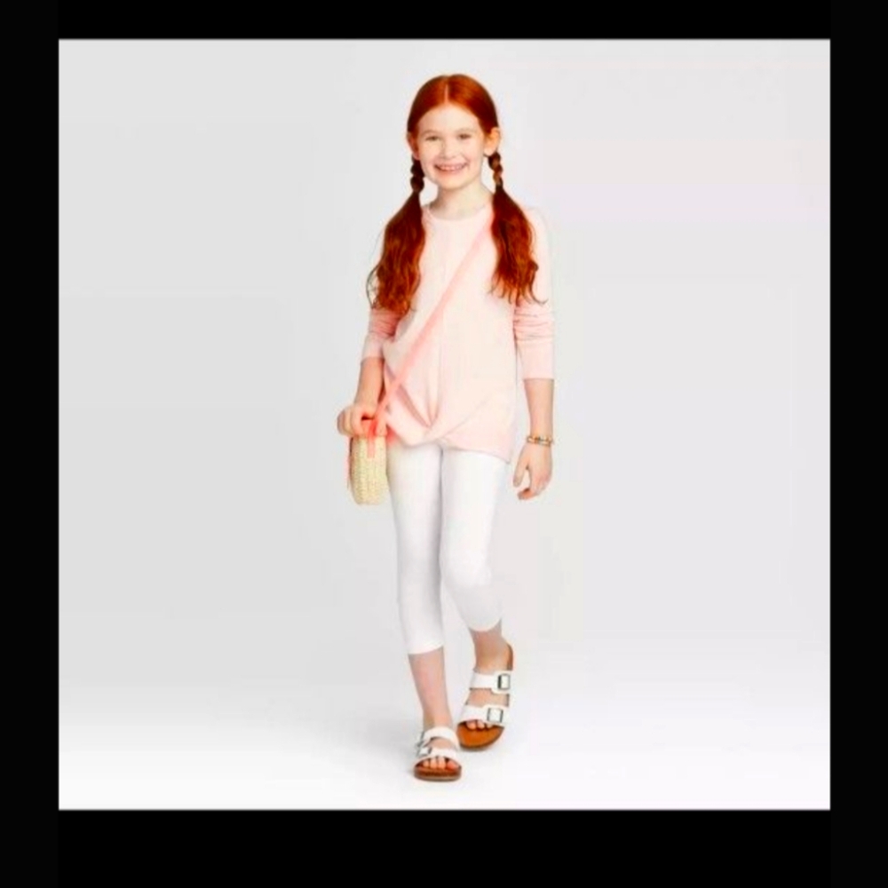 Girl's White Leggings XL NWT 3 Pair For $10